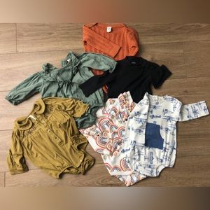 6-12 month Bubble rompers